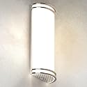 ASD LED Indoor Wall Mount Light Fixture - 18 Inch 25W Modern Interior Nickel Dimmable Wall Sconce Light - ETL 3000K 4000K 5000K Adjustable - Hallway