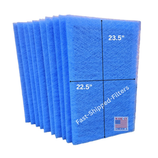 Fast-Shipped-Filters 10 Pack 25x25 Replacement Filter Pads Compatible with Dynamic Electronic Air Cleaner 25x25 polarized pads refill