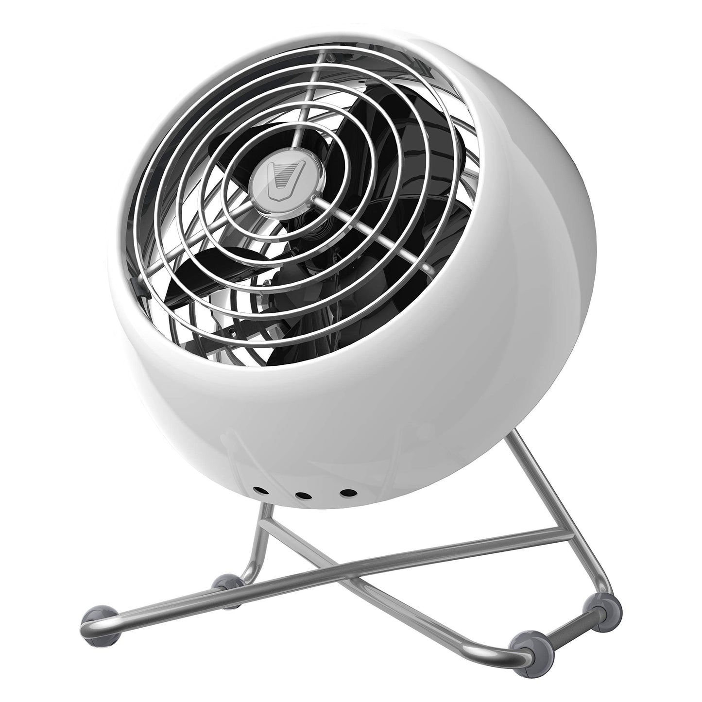 Vornado VFAN™ Mini Modern Personal Desk Fan with 2-Speed Control, Adjustable Tilt, Quiet Metal Air Circulator for Office, Bedroom, Dorm, Compact