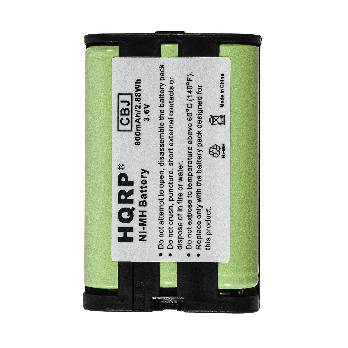 HQRP Phone Battery Compatible with Panasonic KX-TG3520ME, KX-TG3521, KX-TG3521BX, KX-TG3521LA, KX-TG3521ME, KX-TG602x Series, KX-TG3521TW Cordless