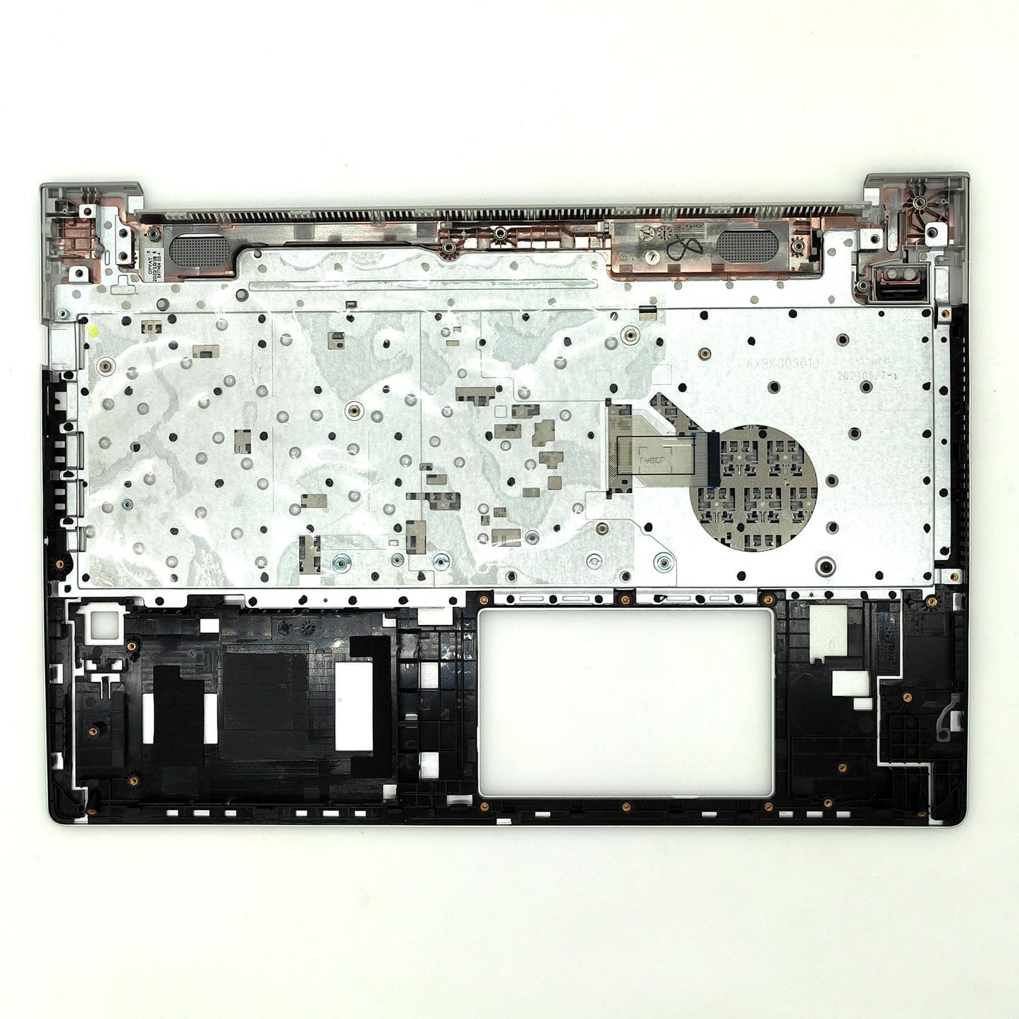 RenBang Tech Replacement for HP Probook 450 455 G6 450 455R G7 Laptop Upper Case Palmrest with Non-Backlit Keyboard Assembly L45091-001 Sliver