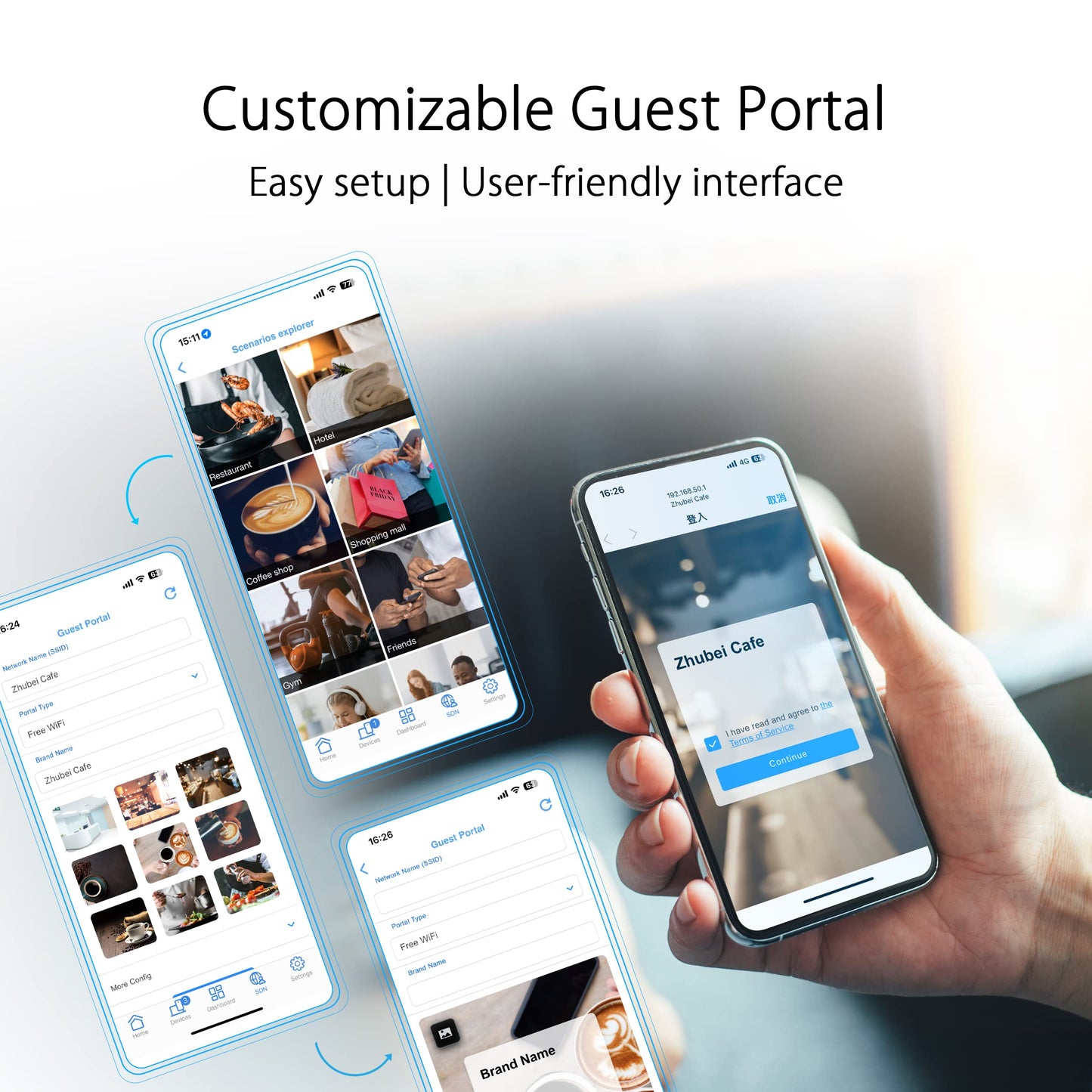 ASUS ExpertWiFi EBR63 AX3000 WiFi 6 Business Router - Custom Guest Portal & SDN, Easy Setup & Remote Management, Scalable with ExpertWiFi AIMesh, Free