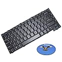 HQRP Keyboard Works with Dell Inspiron 1200/2200 ; Latitude 110L Laptop/Notebook Replacement Plus Coaster