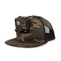 ActionHat® Camo Flat Bill - Patented Floating Hat Mount Compatible for GoPro, DJI, Insta360 Action Cameras