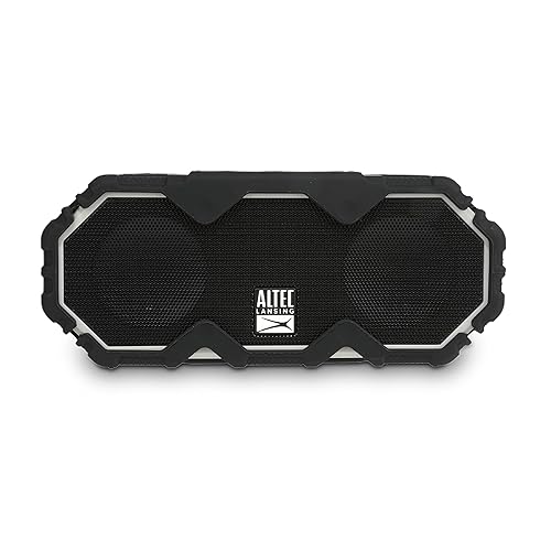 Altec Lansing Mini LifeJacket Jolt Bluetooth Speaker with Qi, Wireless, Waterproof, Portable, Speakers, Loud Volume, Strong Bass, Rich Stereo System
