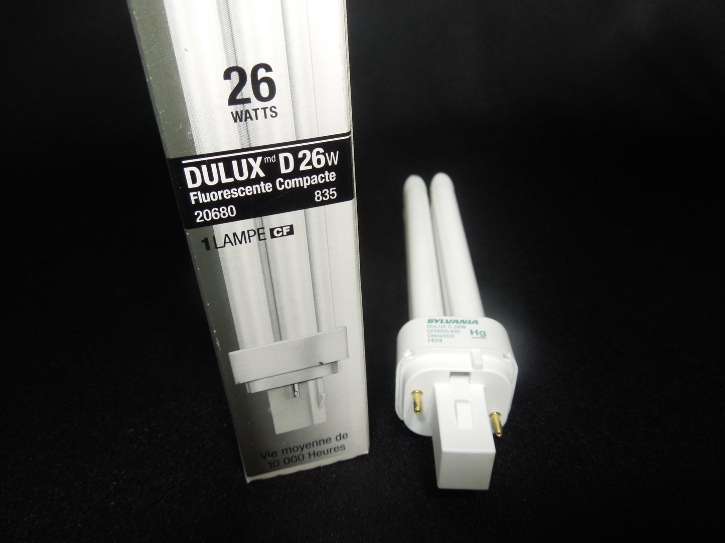 Sylvania, 20680, Dulux(R)D, 26W, Compact Fluorescent, 10000 Hours