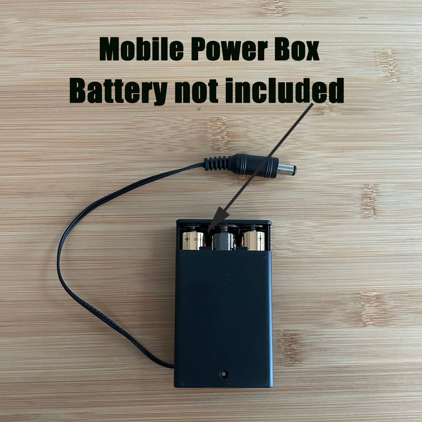 Industrial DC socket Laser module DC battery holder box Removable battery holder box Can be connected to a power supply (excluding battery) (DC