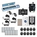 Visionis FPC-5628 One Door Access Control Out Swinging Door 600lbs Maglock + Outdoor Metal Touch Keypad/Reader Standalone + Mini Controller + Wiegand