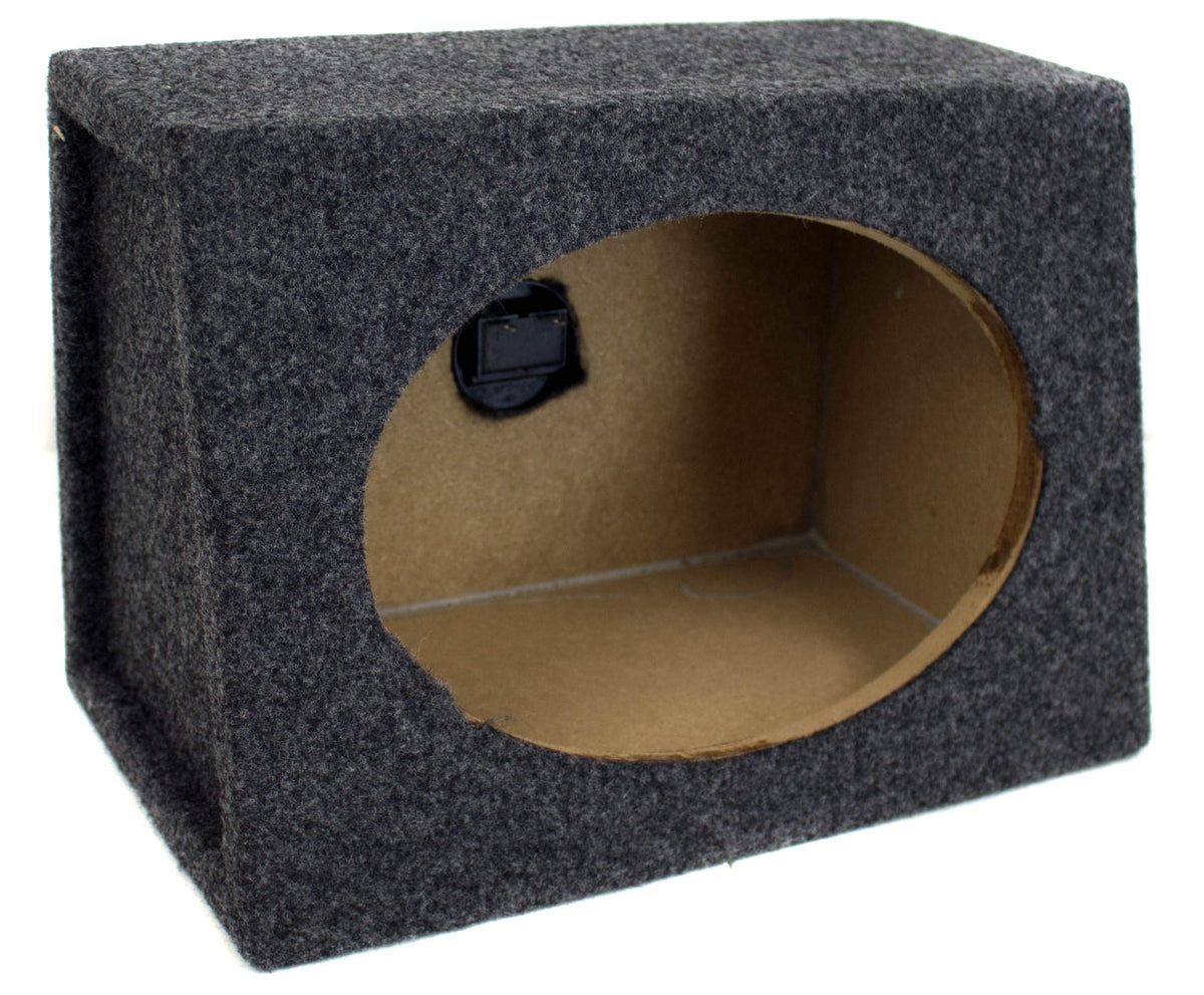 Q Power TW6X9 Angled 6x9-Inch Sealed Speaker Box, Pair