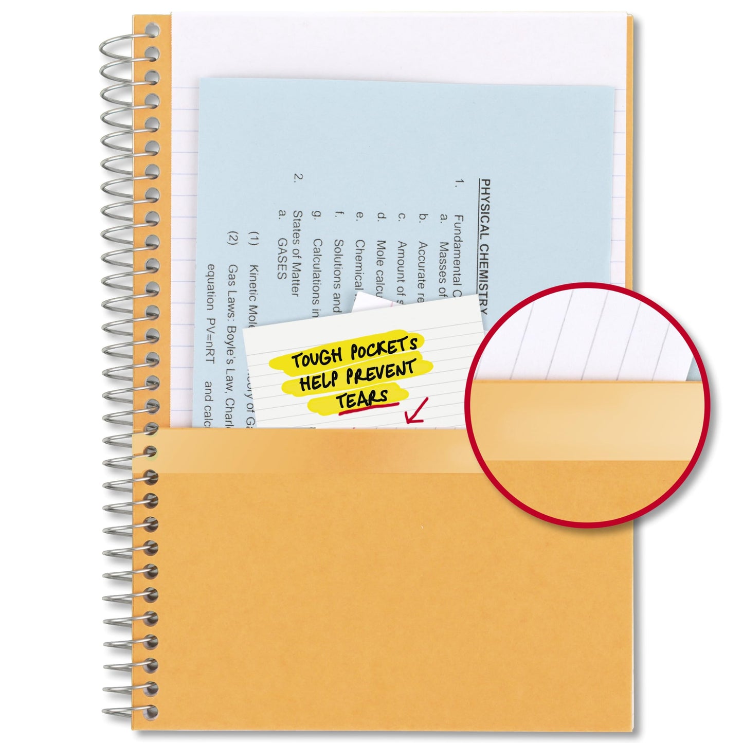 Five Star Spiral Notebook, 2 Subject, College Ruled Paper, 6" x 9-1/2", 80 Sheets, Fights Ink Bleed, Water Resistant Cover, Gray (840029AA3-ECM)