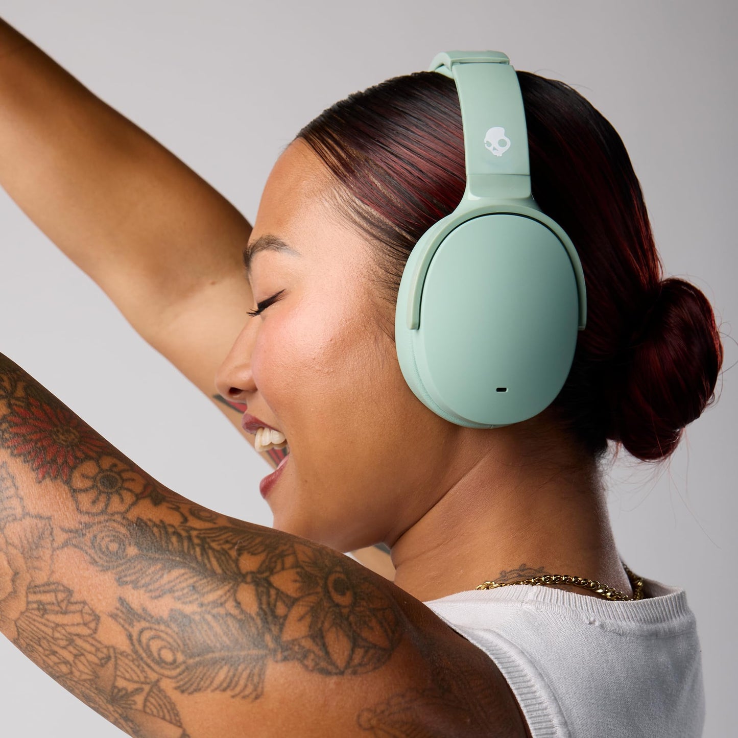 Skullcandy Hesh ANC Wireless Over-Ear Bluetooth Headphones, Active Noise Cancelling, Up to 22 Hrs Battery, Foldable Lightweight Design, Microphone…