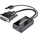 StarTech.com DVI to DisplayPort Adapter with USB Power - DVI-D to DP Video Adapter - DVI to DisplayPort Converter - 1920