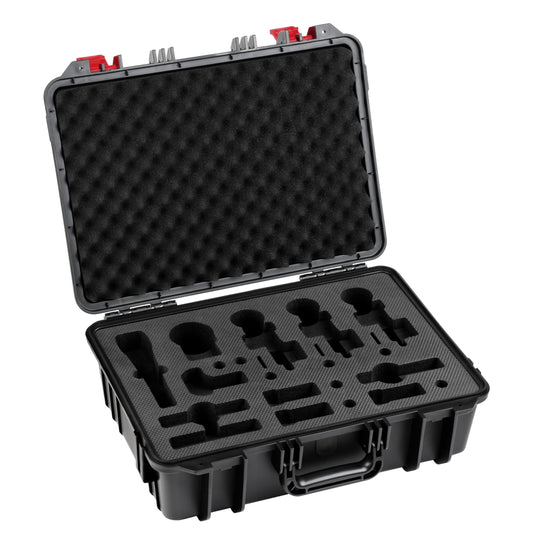 SE ELECTRONICS V Pack Case for sE V Series Drum Microphones - Drum Mic Case Holds 1 V Kick, 3 V Beats, 3 V Clamps, 1 V7 X, 3 Small Diaphragm