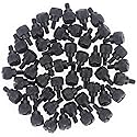 Favordrory 50 Pieces 6#-32x5 Computer Case Thumb Screws, Black