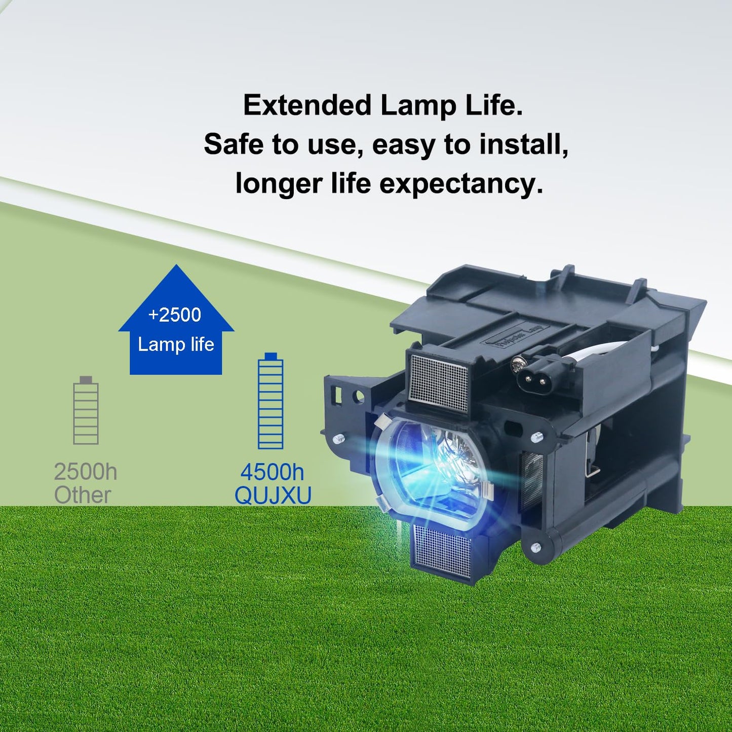 QUJXU DT01471/CP-WX8265LAMP Replacement Lamp with Housing for Hitachi CP-WU8460 / CP-WX8265 / CP-X8170 Projector Lamp