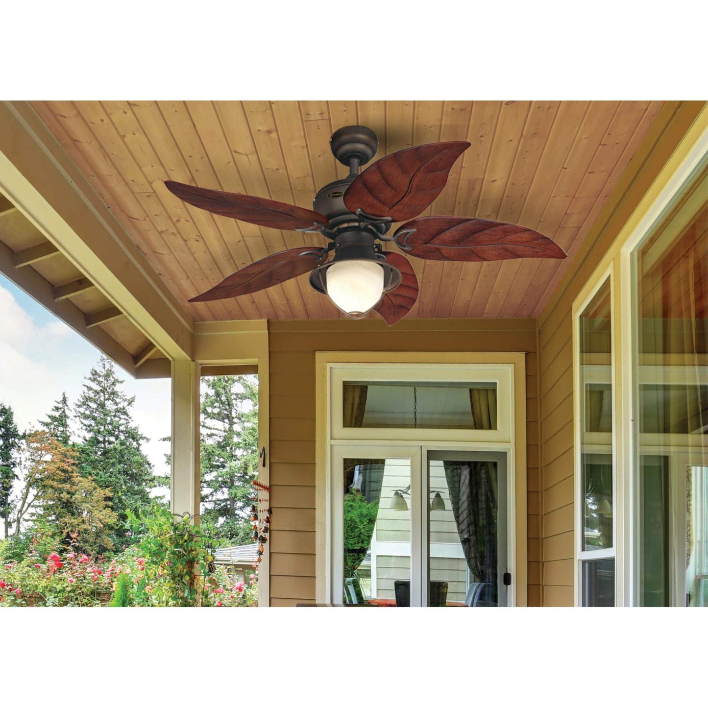 Westinghouse Oasis Indoor/Outdoor Ceiling Fan with Light, 48 in, Bronze
