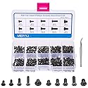 MEIYYJ 500pcs M2 M2.5 M3 Laptop Notebook Computer Replacement Screws Kit, PC Flat Head Phillips Screw Assortments, Countersunk SSD Electronic Repair