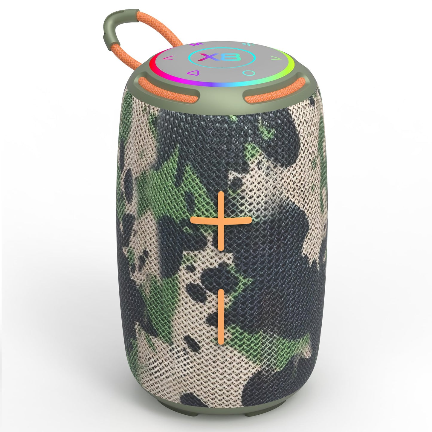 PJGCWB Portable Bluetooth Speaker, IPX5 Waterproof, Mini with Subwoofer, 10 Hours Playtime, TWS Pairing, Black, for Home/Party/Outdoor (Army Green)