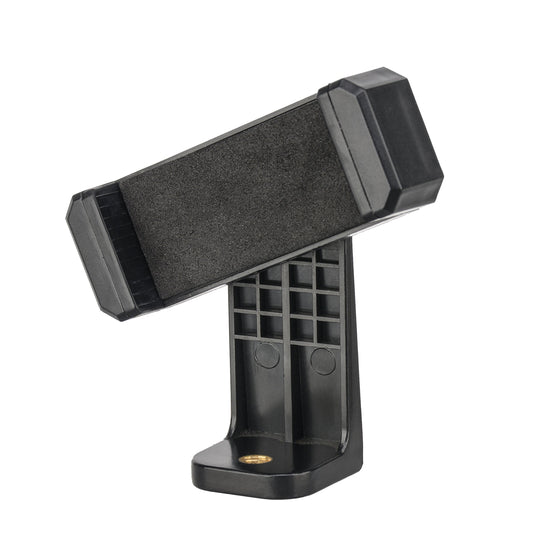 BONFOTO Universal Cell Phone Tripod Mount Adapter,Rotates Vertical and Horizontal, Adjustable with Padded Clip Fits for All Smartphones Compatible