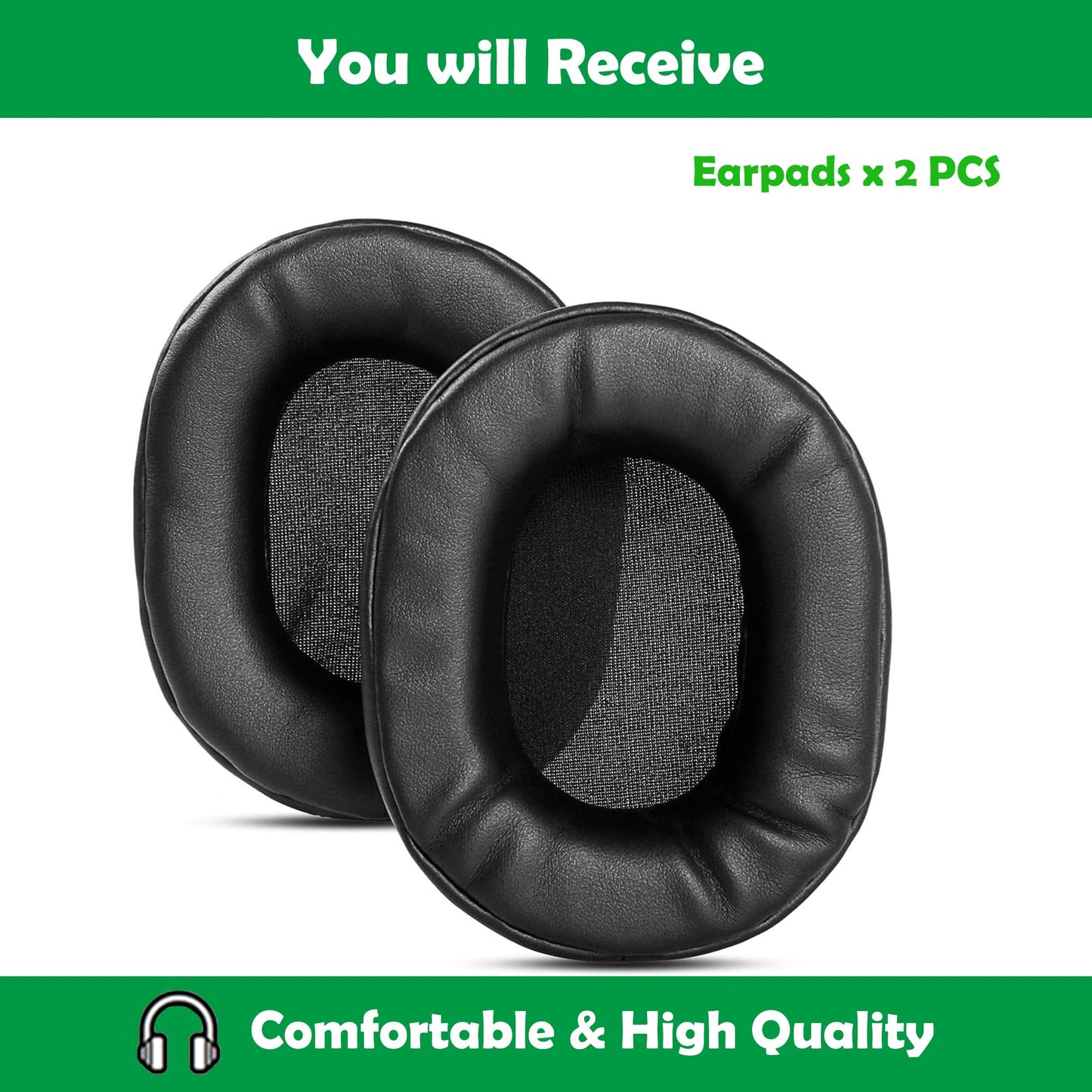 Professional Replacement Earpads Cushions Compatible with Srhythm NC75 Pro NC 75 Headphones Ear Pads with Softer Leather Foam