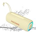 PEICHENG Bluetooth Speaker, Portable Wireless Clear Loud Stereo Sound IPX5 Waterproof with RGB Lights BT5.3 Long Playtime TWS Pairing,for Home Party