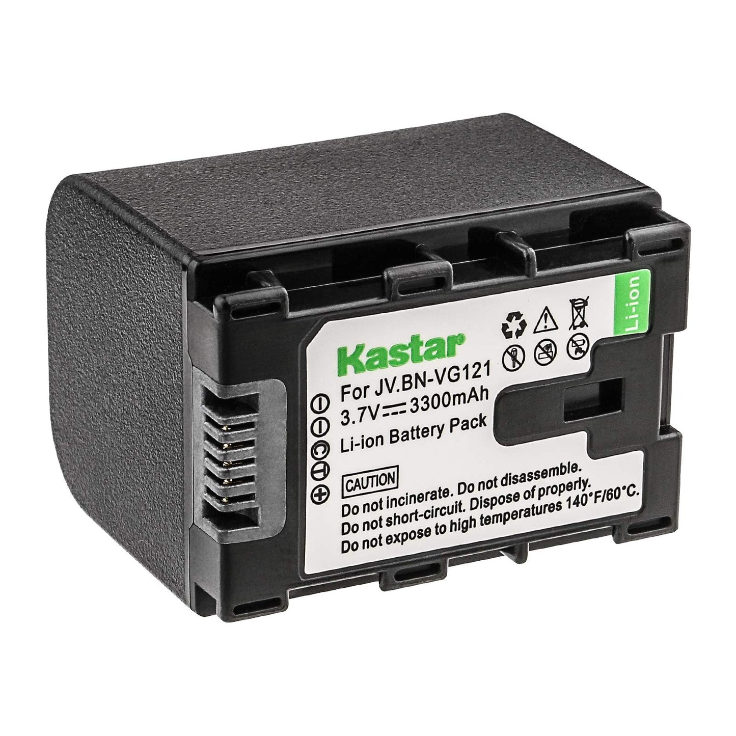 Kastar BN-VG121 Rechargeable Battery Pack Replacement for JVC GZ-E GZ-EX GZ-GX GZ-HD GZ-HM GZ-MS GZ-MG GZ-G Series Camcorder and BN-VG138 BN-VG121