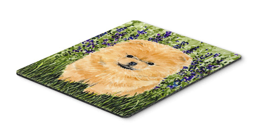 Caroline's Treasures SS8746MP "Pomeranian Mouse Pad, Hot Pad or Trivet" for Home Office Gaming Working Computers Laptop Mouse Mat,Washable Large