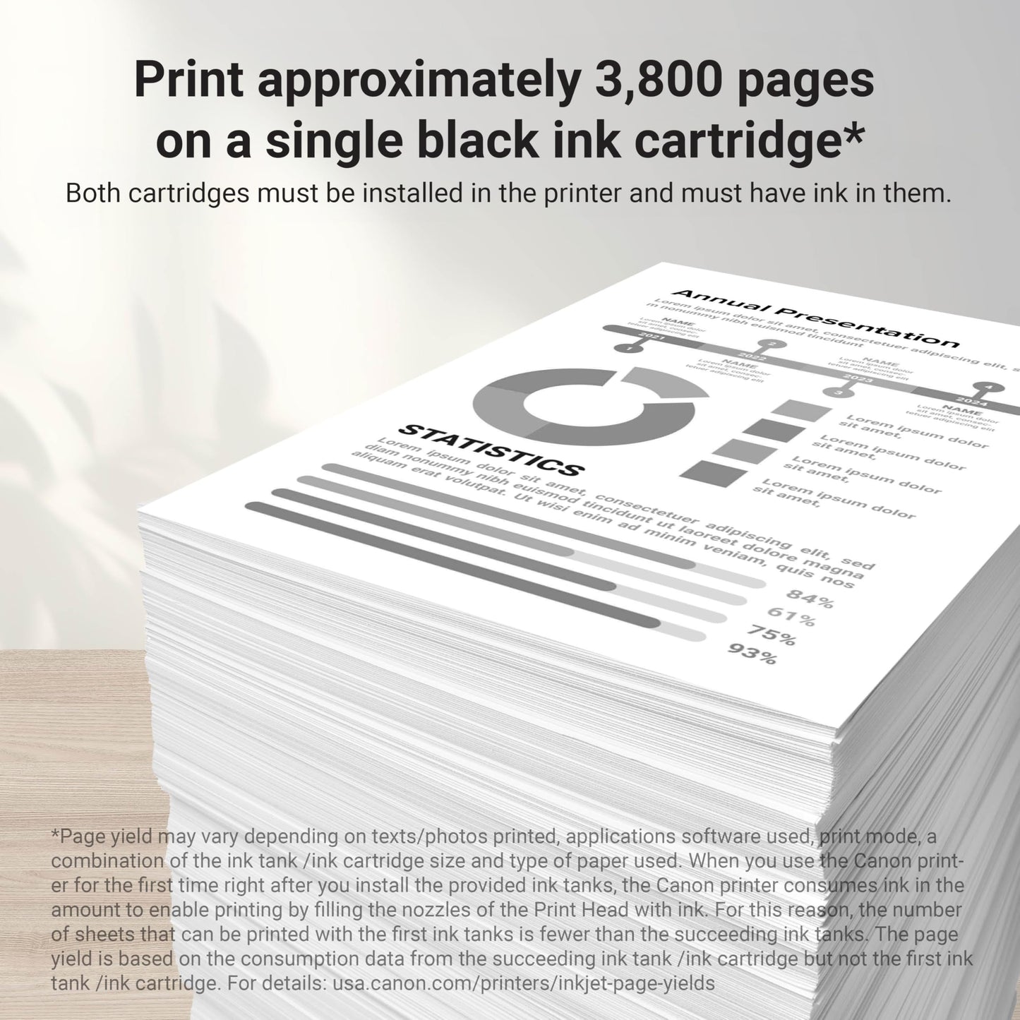 Canon GI-23 Genuine Gray Ink Bottle, Compatible with Megatank G620 Printers