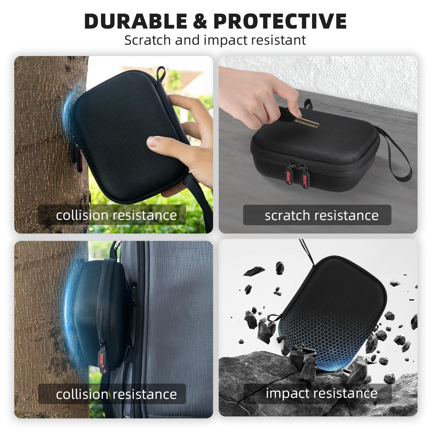 BRDRC Carrying Case for DJI Nano Accessories, Storage Bag Protective Case Hard Shell Cover for DJI Osmo Nano Standard Combo Accessory
