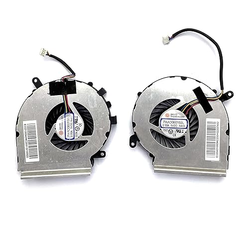 BestParts Genuine CPU+GPU Cooling Fan Replacement for MSi GE62VR GE62VE GP62VR GP62MVR GV62 GL62M GL62VR PE62VR PE62VM MS-16JB 4 Pin Version