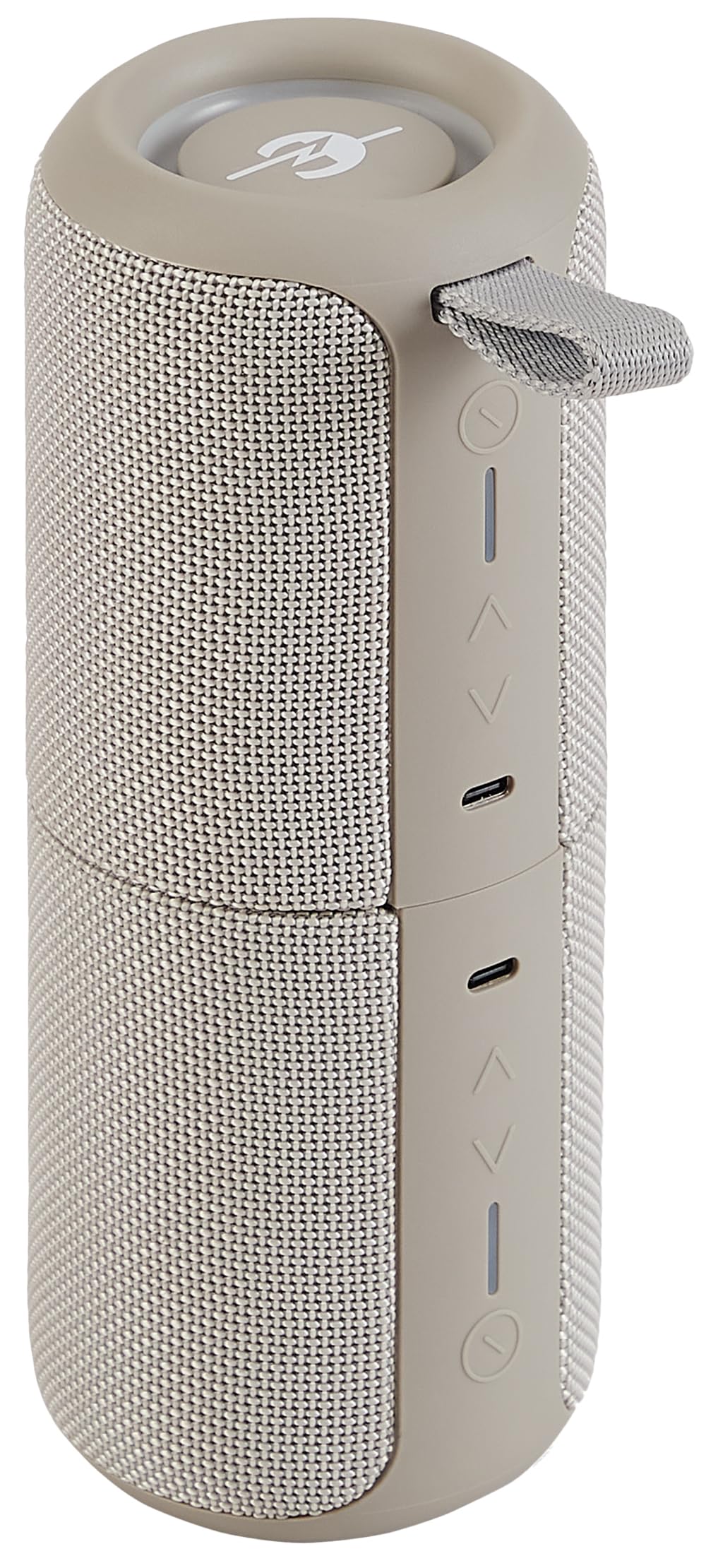 Crosley CR3080A-DU Duo 2-in-1 Portable Bluetooth Stereo Speakers, Dune