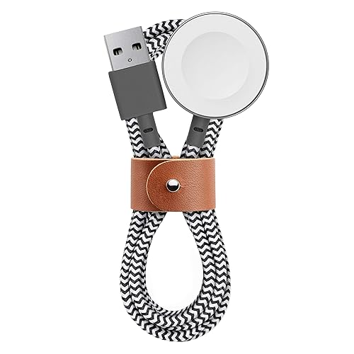 Native Union Belt Watch - 4ft Ultra-Strong Reinforced [MFi Certified] Durable USB Charging Cable Compatible with Apple Watch Charging Cable…
