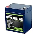 ExpertPower 12V 5Ah Lithium LiFePO4 Deep Cycle Rechargeable Battery | 2500-7000 Life Cycles & 10-Year lifetime | Built-in BMS