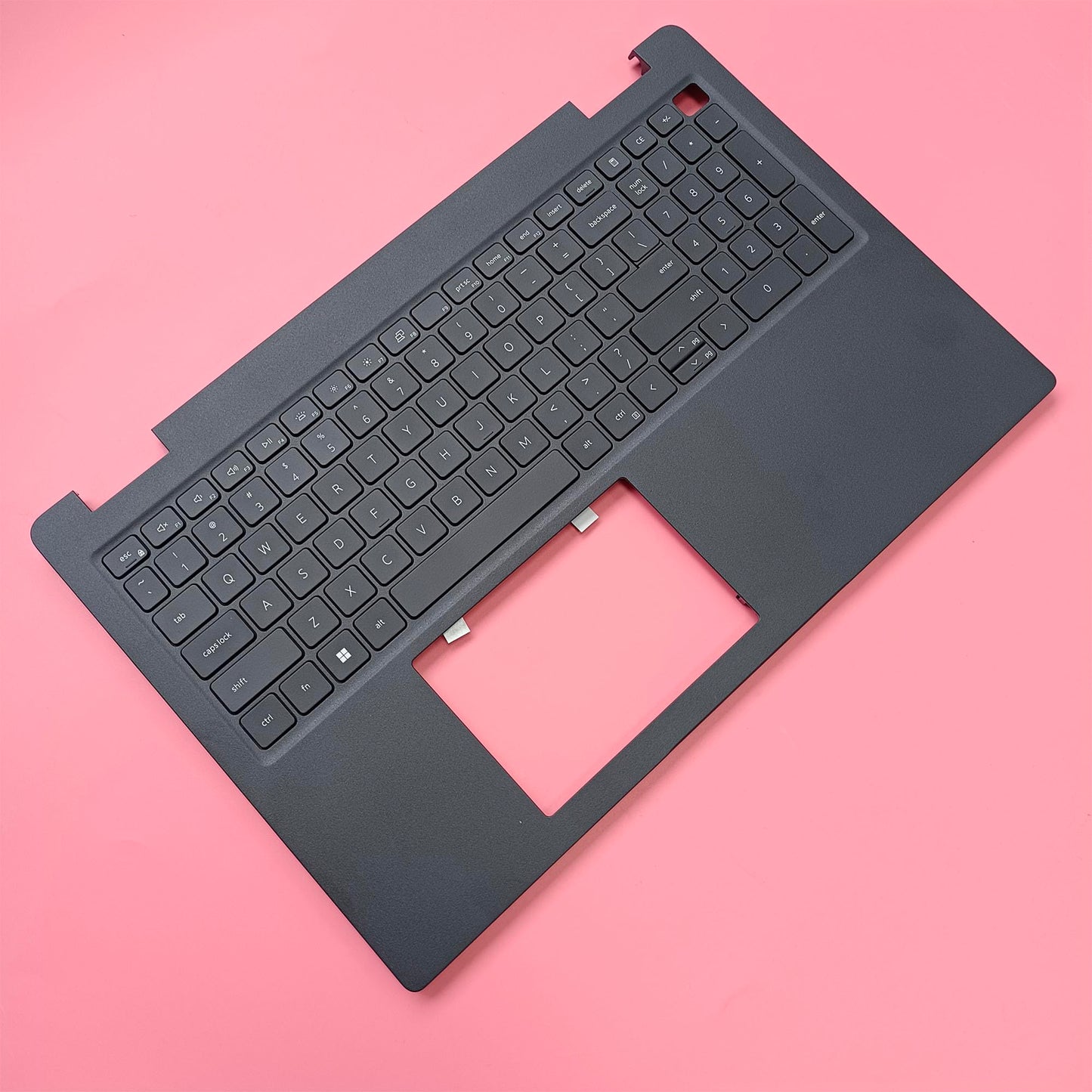 LTPRPTS Replacement Laptop Upper Case Palmrest Backlit Keyboard Assembly Part for DELL Latitude 3520 E3520 DJP76 DJP76 Black