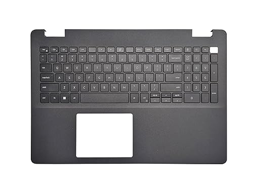 Laptop Keyboard Compatible for Dell Inspiron 3501 033HPP 33HPP AP2X2000101 0VF05C US Layout Black Palmrest Upper Cover Case No Backlit