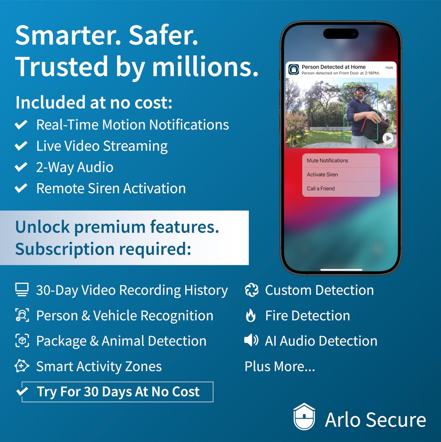 Arlo Pro Security Camera 2K HDR (5th Gen, 2022 Release) - Wireless Outdoor Camera, Rechargeable Removeable Battery, Event Captions, Emergency