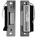 Heavy Duty Electric Strike Door Lock ANSI Standard Access Control System | 2,200+ LBS | Fail-Secure/Fail-Safe Adjustable | 12VDC Input Voltage |