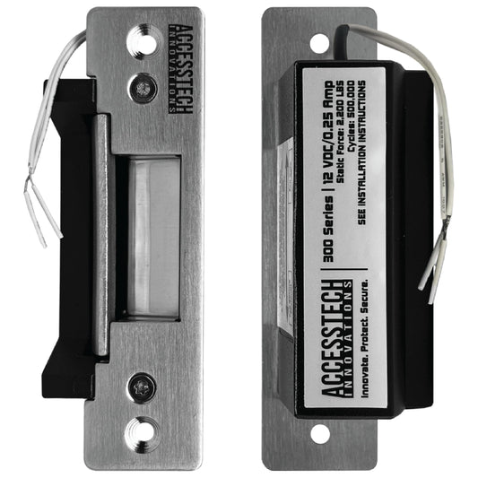 Heavy Duty Electric Strike Door Lock ANSI Standard Access Control System | 2,200+ LBS | Fail-Secure/Fail-Safe Adjustable | 12VDC Input Voltage |