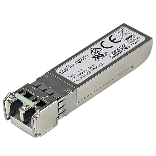 StarTech.com Juniper SFPP-10GE-SR Compatible SFP+ Module - 10GBASE-SR - 10GbE Multimode Fiber MMF Optic Transceiver - 10GE Gigabit Ethernet SFP+ - LC