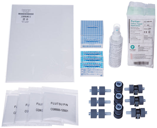 Manufacturer's Genuine ScanAid Kit, Cleaning Supplies & Replacement Parts, fi-6670/A fi-6770/A