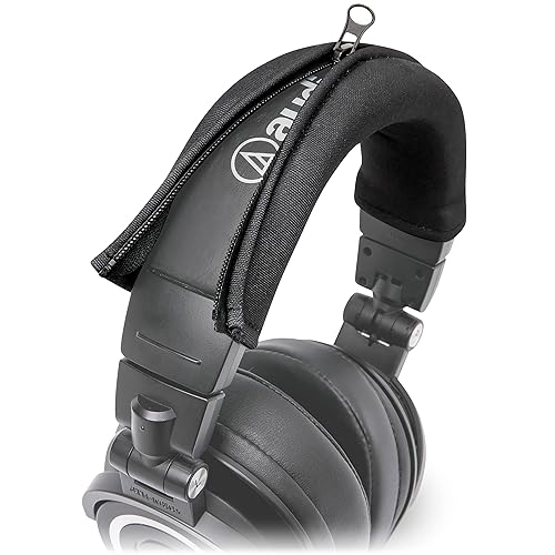 WC BandZ V2 Protective Headband Cover for Audio Technica ATH M Series Headphones - Machine Washable, No More Flaking Leather - Compatible with M50X