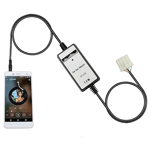 Yomikoo Factory Car Audio Upgrade, Stereo CD Changer 3.5mm AUX Cable for Mazda 3 2004-2008, Mazda 5 2005-2009, Mazda 6 2002-2008, RX-8 2004-2006, CX-7