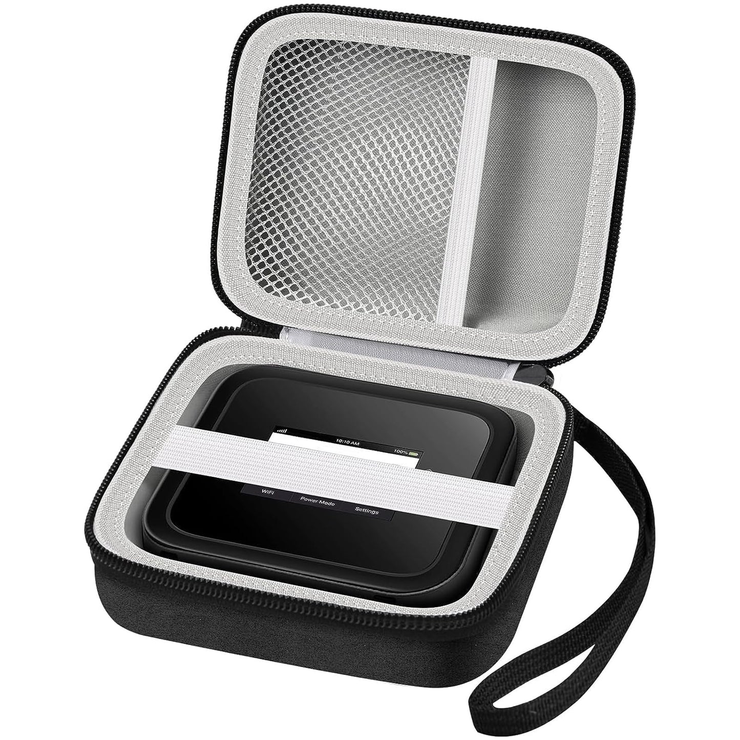 Hard Case Compatible with NETGEAR Nighthawk M7 Pro/ M6/ M6 Pro/ MR6500/ M5/ M1/ MR1100 Mobile Hotspot, Travel WiFi Router Storage Bag with Mesh Pocket