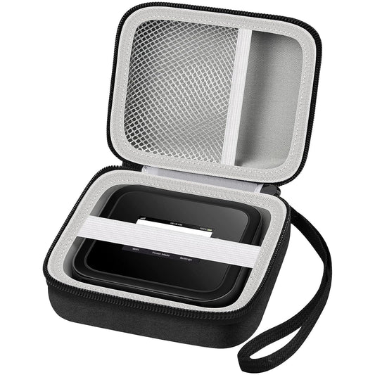 Hard Case Compatible with NETGEAR Nighthawk M7 Pro/ M6/ M6 Pro/ MR6500/ M5/ M1/ MR1100 Mobile Hotspot, Travel WiFi Router Storage Bag with Mesh Pocket