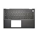 Laptop Keyboard Compatible for Dell Vostro 15 3510 3515 3520 3525 3511 0TPXKP AP3LK000101 Latin Layout Backlit Palmrest Upper Cover Case USB Hole