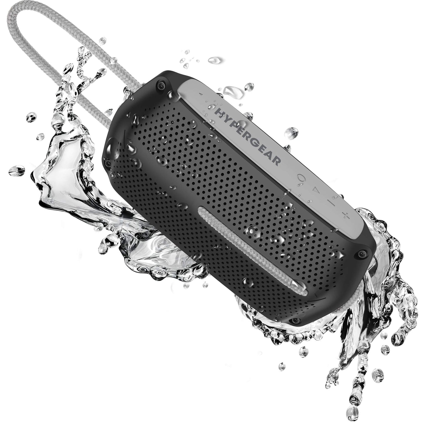 HyperGear Portable Bluetooth Speaker - IPX4 Waterproof Wireless Speakers with Bluetooth, HD Stereo Sound, 3 Playback Modes, Built-in Mic & Controls