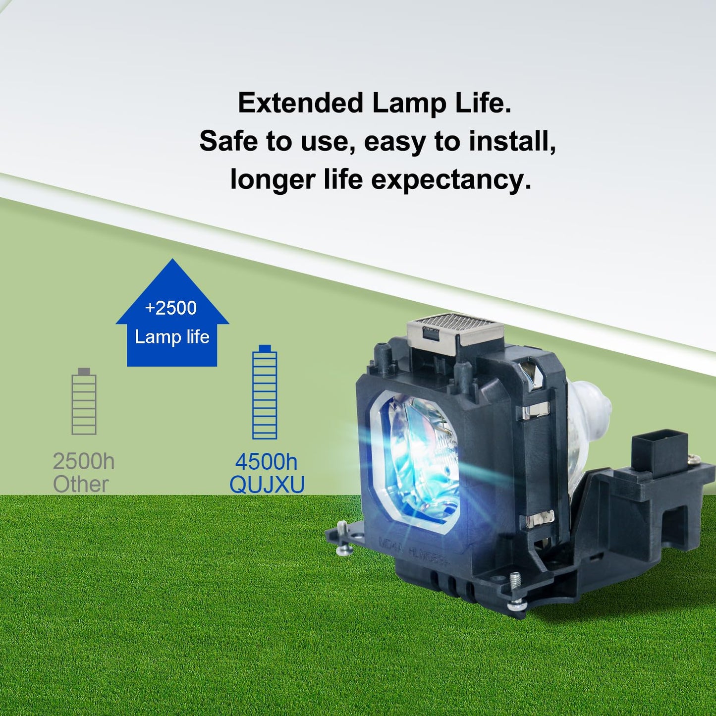 QUJXU POA-LMP135 / POA-LMP114 / 610-336-5404 Replacement Lamp Bulb with Housing for Sanyo PLV-Z2000,PLV-1080HD Projectors
