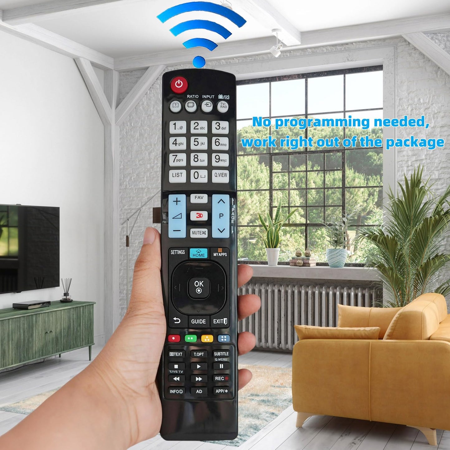 Replacement Remote Control Fit for LG 65UB9800 79UB9800 32LC7D 37LC7D 42LB9D 42LBX 37LB4DS 4K Ultra HD Smart 3D Plasma LCD LED HDTV TV