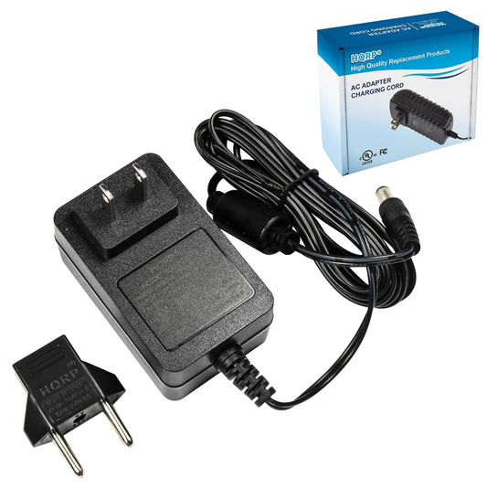 HQRP AC Adapter/Power Supply Compatible with M-Audio 12V DC 1000mA 1A fits FireWire 1814, Audiophile, Solo, Ozonic, Oxygen 8 v2 49 61 [UL Listed]