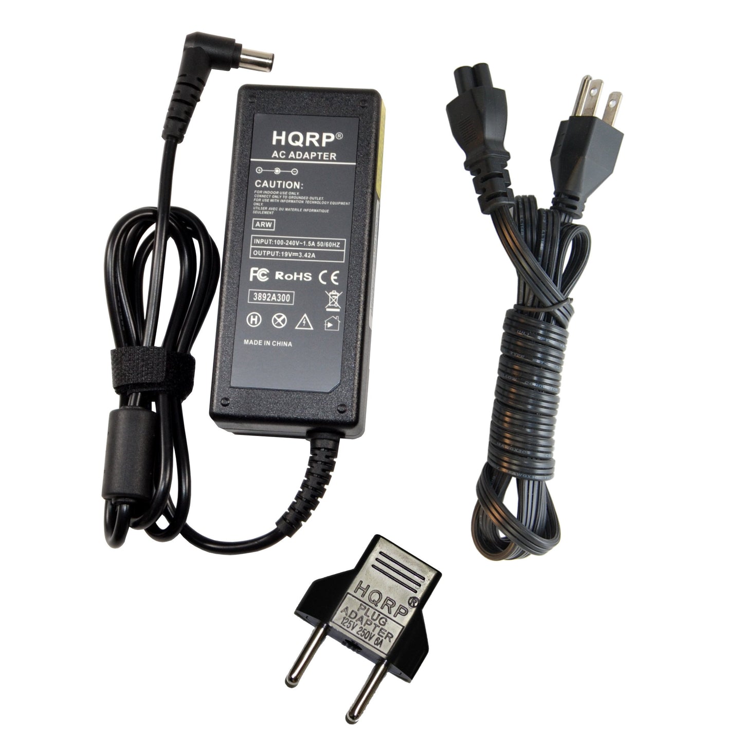 HQRP 19V AC Adapter Compatible with LG M2350D M2352D M2352T M2380D M2380DB M2380DF Monitor LED LCD HDTV TV Power Supply Cord Adaptor + Euro Plug…